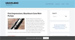 Desktop Screenshot of gravelbike.com