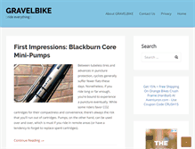 Tablet Screenshot of gravelbike.com
